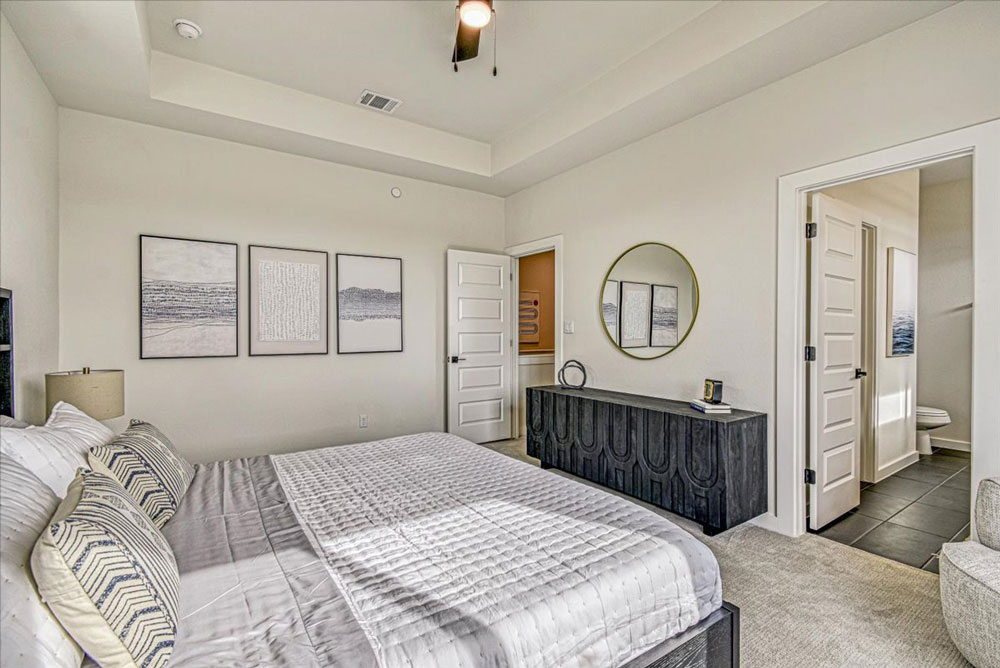 model home bedroom